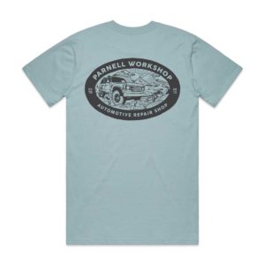 Mens Classic Tee Landcruiser Pale Blue